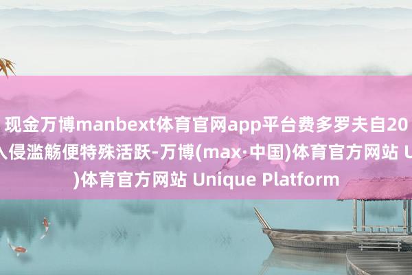 现金万博manbext体育官网app平台费多罗夫自2022年俄罗斯全面入侵滥觞便特殊活跃-万博(max·中国)体育官方网站 Unique Platform