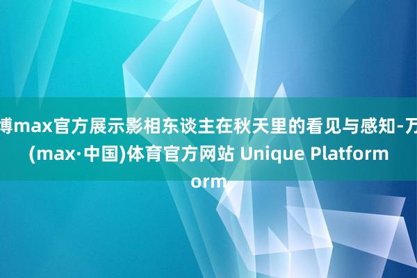 万博max官方展示影相东谈主在秋天里的看见与感知-万博(max·中国)体育官方网站 Unique Platform
