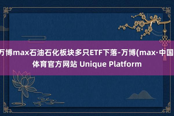 万博max石油石化板块多只ETF下落-万博(max·中国)体育官方网站 Unique Platform